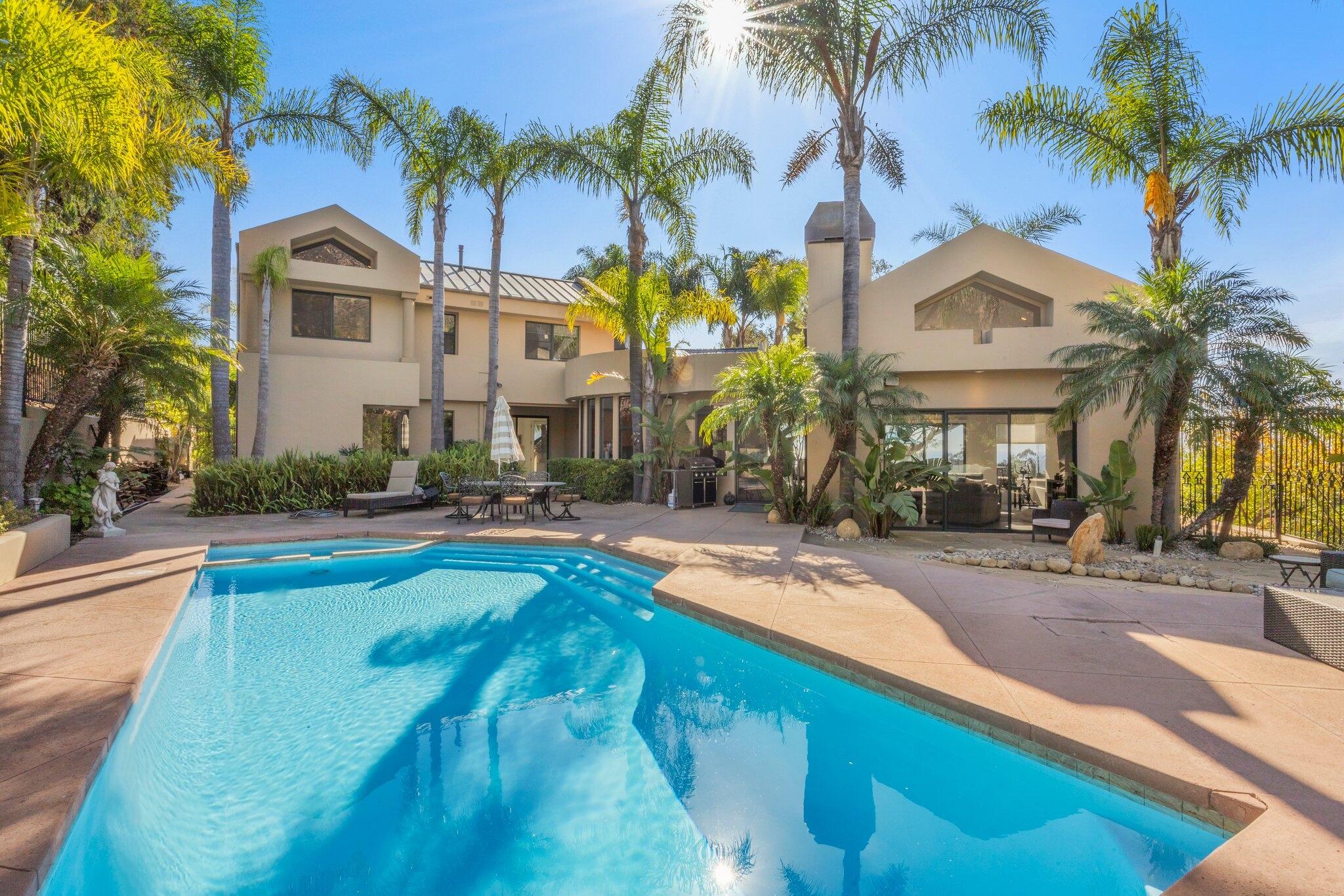 2891 Hidden Valley Lane Montecito, CA 93108 - Photo 2 of 43 Pool House View