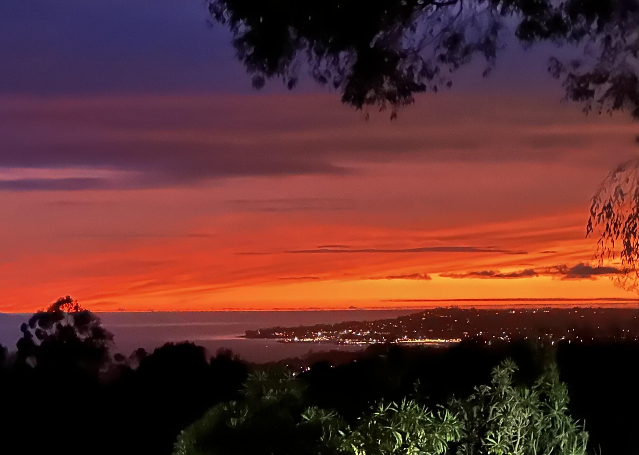 2891 Hidden Valley Lane Montecito, CA 93108 - Photo 39 of 43 Sunset-City views-2891 HVL