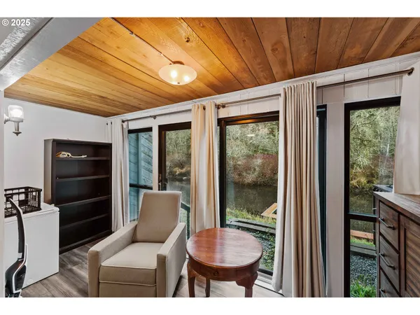 a balcony with furniture and outdoor space