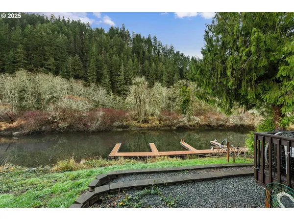 a view of swimming pool with a yard