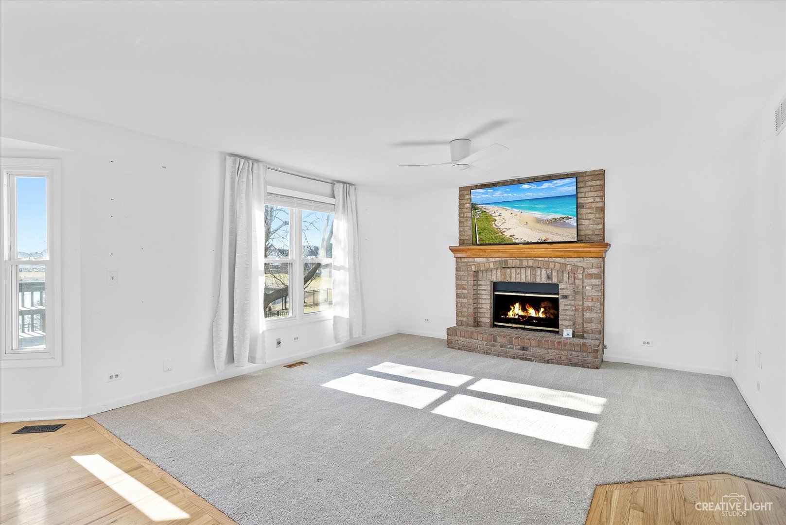 13332 Round Barn Road Plainfield, IL 60585 - Photo 9 of 30 a view of livingroom with a fireplace