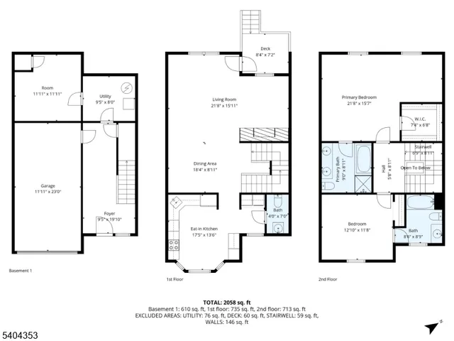 $332,900 | 127 Pinehurst Drive, Washington, NJ 07882
