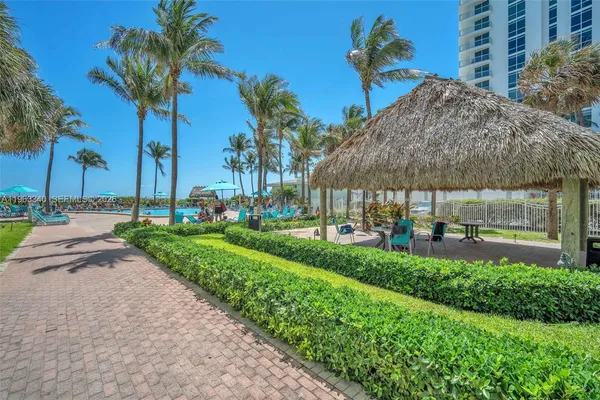 a view of a large building