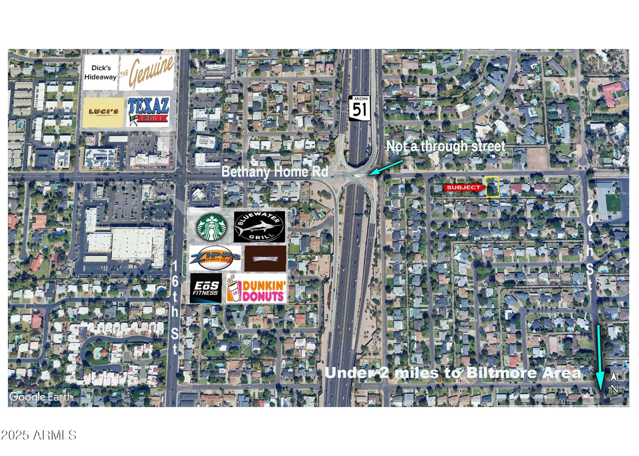 1909 East Bethany Home Road Phoenix, AZ 85016 - Photo 71 of 71 Jimmy's Community Map