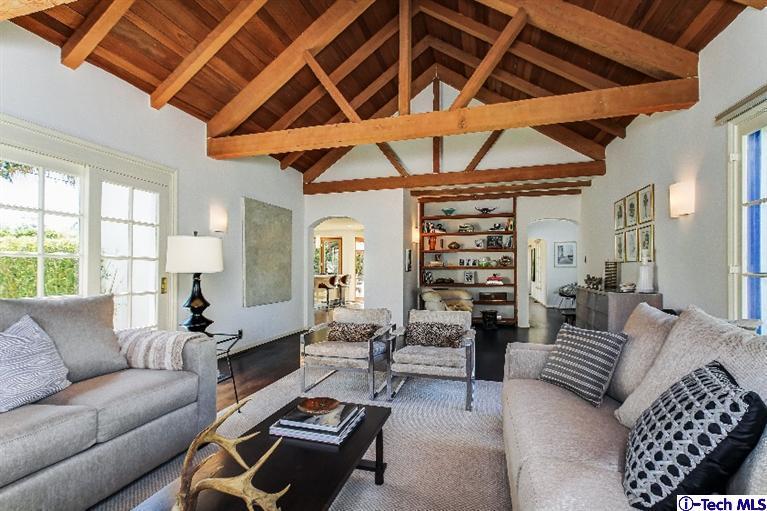 386 South Meridith Avenue Pasadena, CA 91106 - Photo 7 of 28 a living room with furniture a couch and a large window