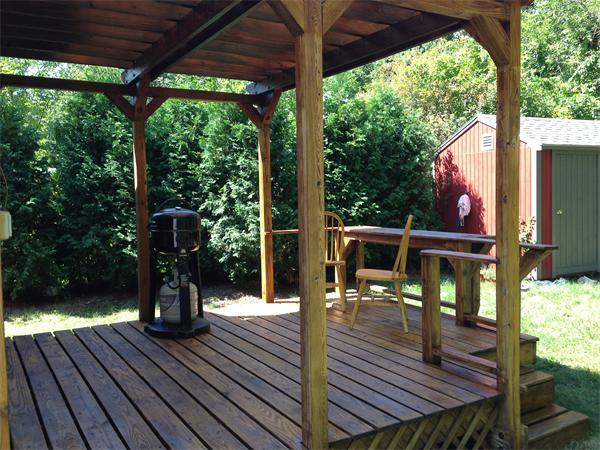 35 Dale Road Holbrook, MA 02343 - Photo 9 of 27 a view of a deck with wooden floor and outdoor space