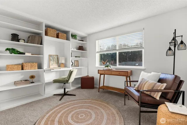 a room with a table and chair