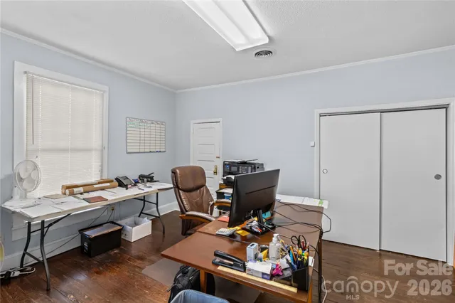 a room with furniture and a window