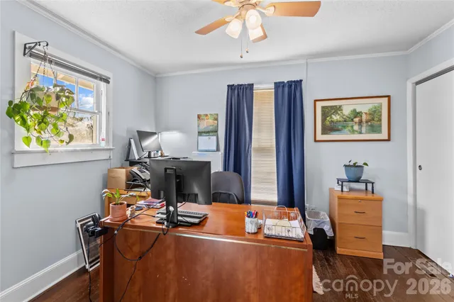 a room with furniture and window