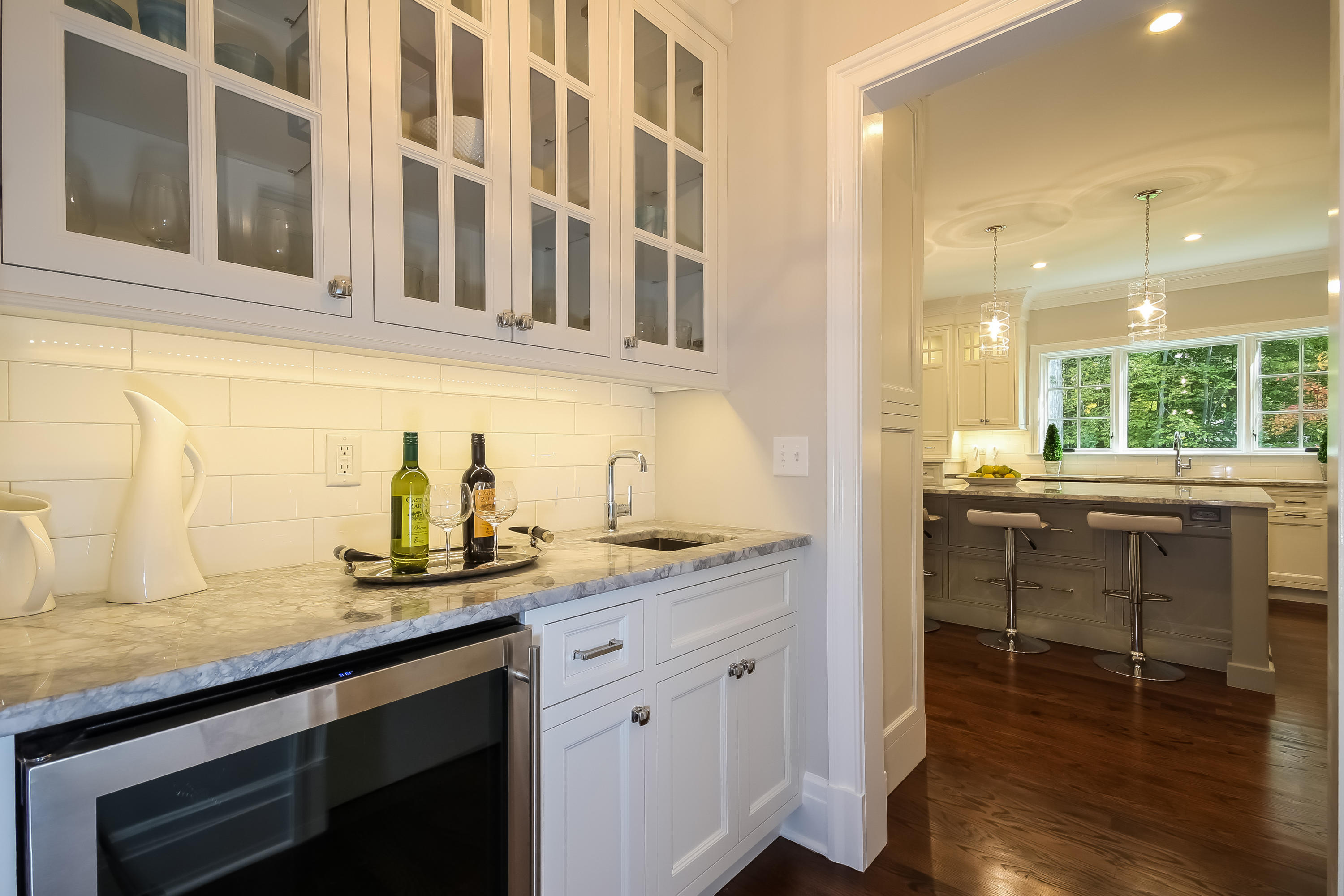 35 Old Parish Road Darien, CT 06820 - Photo 21 of 74 a kitchen with a sink cabinets and wooden floor