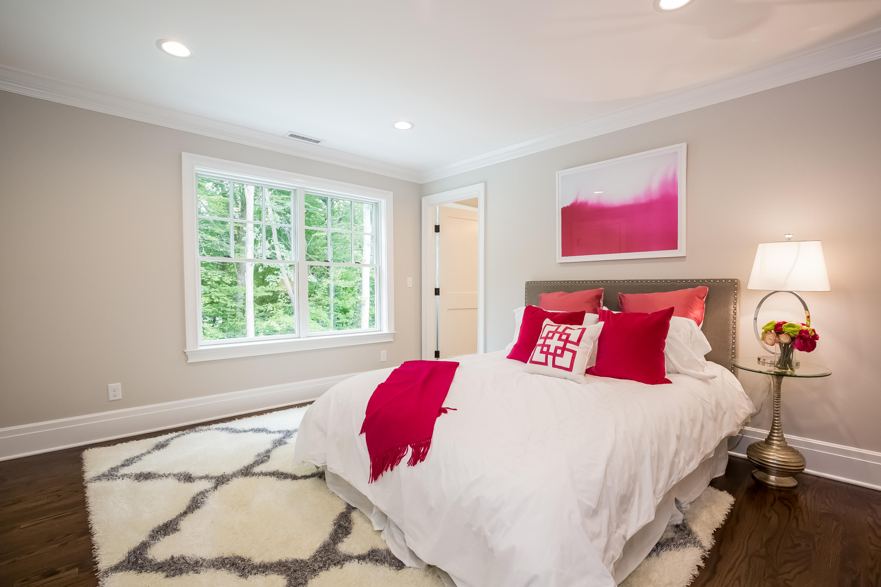 35 Old Parish Road Darien, CT 06820 - Photo 44 of 74 a bedroom with a bed and window