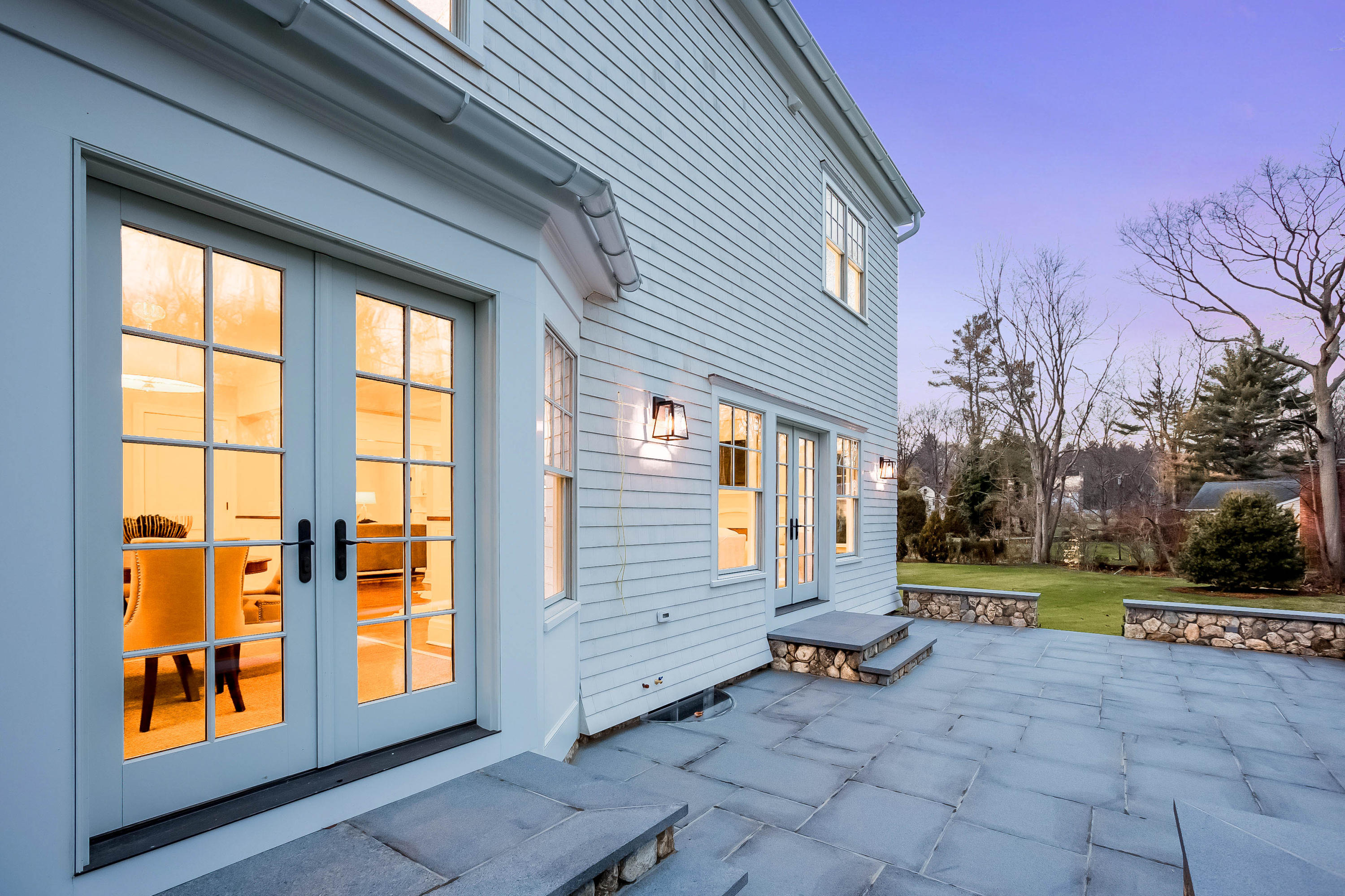 35 Old Parish Road Darien, CT 06820 - Photo 50 of 74 050-Rear_View_Twilight-3572476-large