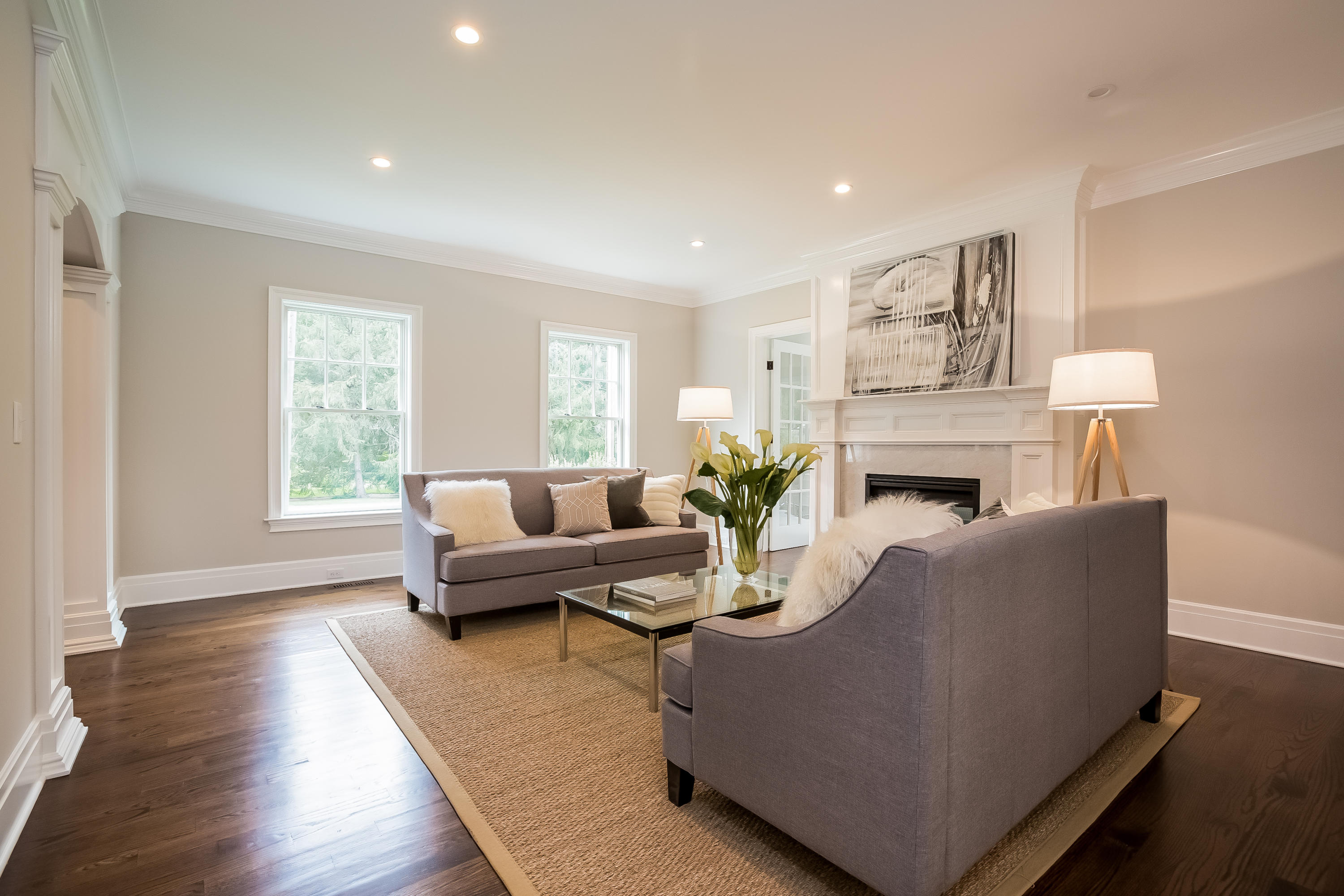 35 Old Parish Road Darien, CT 06820 - Photo 7 of 74 a living room with furniture and a fireplace