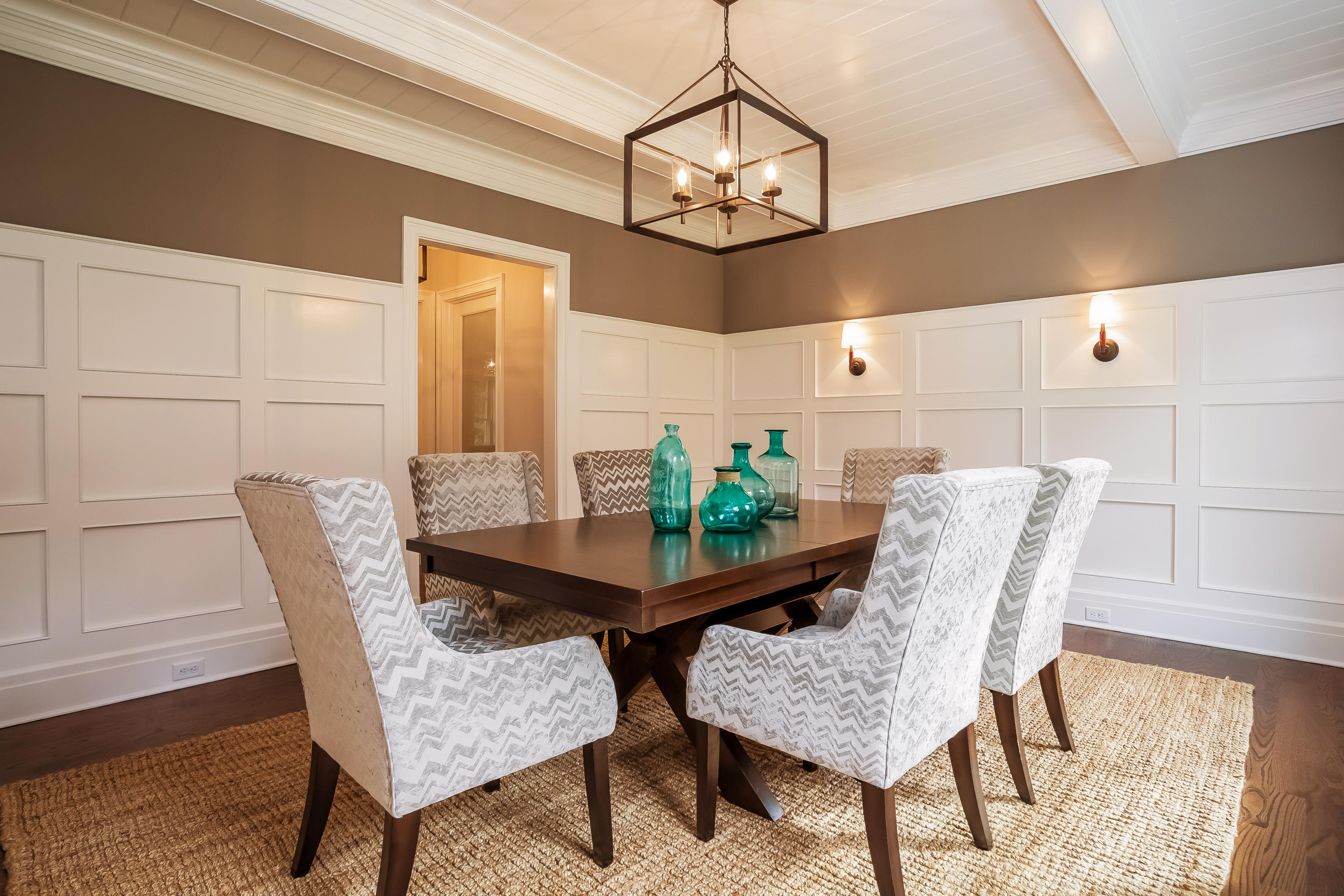 35 Old Parish Road Darien, CT 06820 - Photo 10 of 74 a dining room with furniture and wooden floor