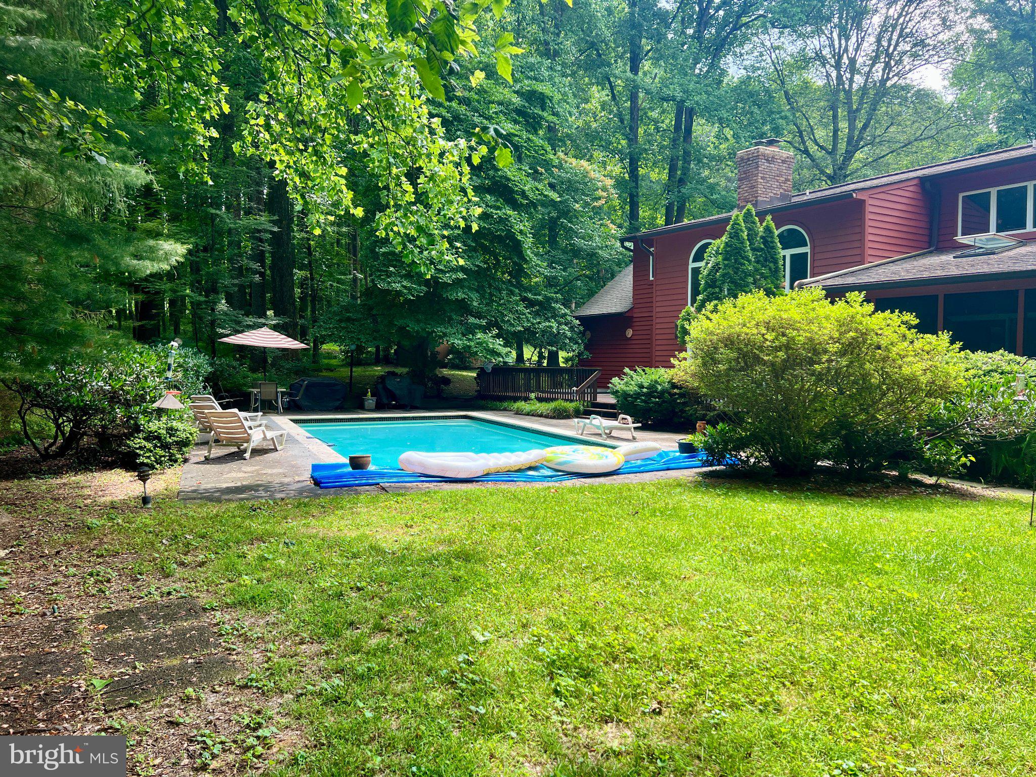 1109 Timber Trail Road Towson, MD 21286 - Photo 3 of 3 Serene backyard oasis with pool.