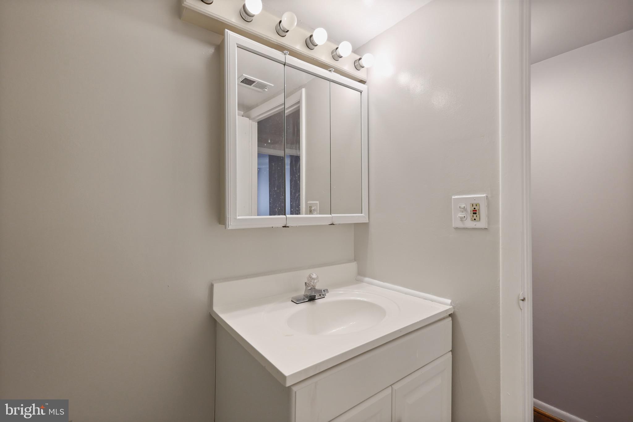 5050 7th Road South, Unit 301 Arlington, VA 22204 - Photo 13 of 20 a bathroom with a sink and a mirror