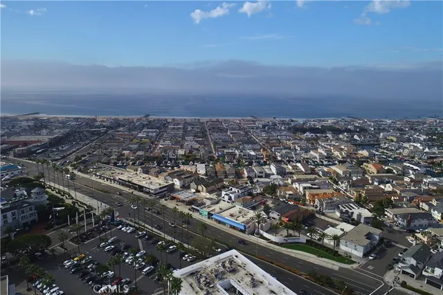 a view of city from balcony