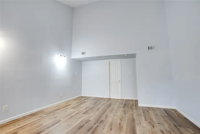 wooden floor in a room
