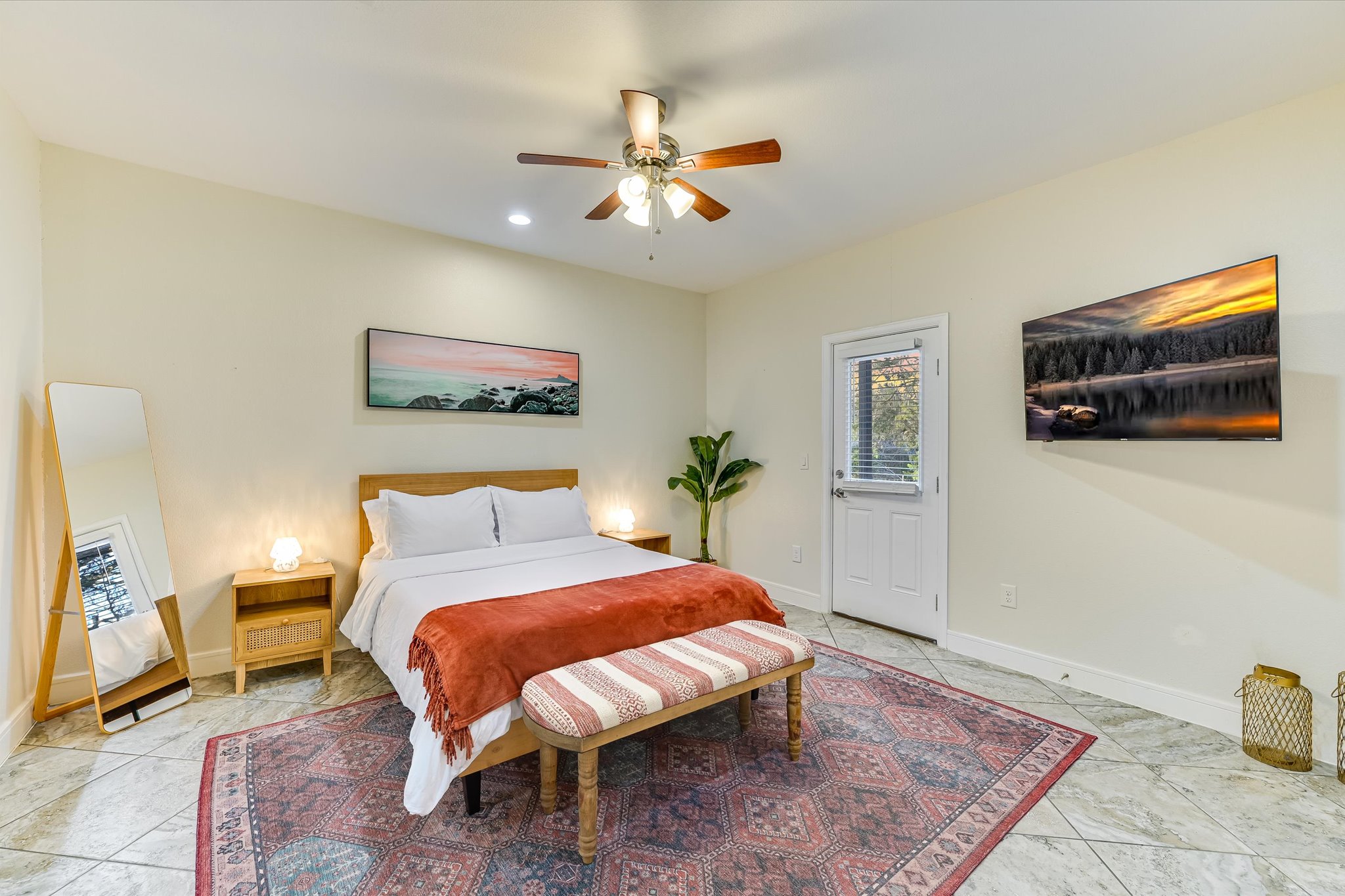 8400 Taylorsville Road Dale, TX 78616 - Photo 14 of 38 Bedroom with recessed lighting and ceiling fan