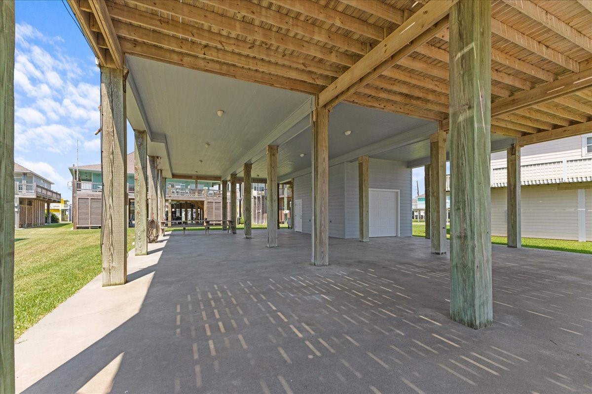 3093 Greg Street Crystal Beach, TX 77650 - Photo 44 of 48 a view of a porch