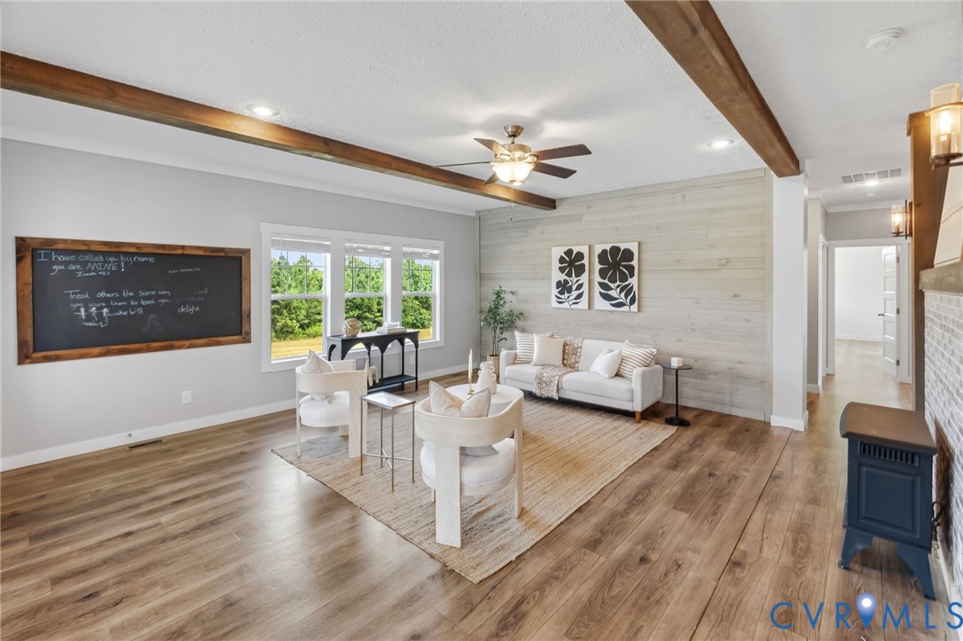 13110 Continental Road Wilsons, VA 23894 - Photo 12 of 35 Recessed lighting, wood-finish flooring, exposed c