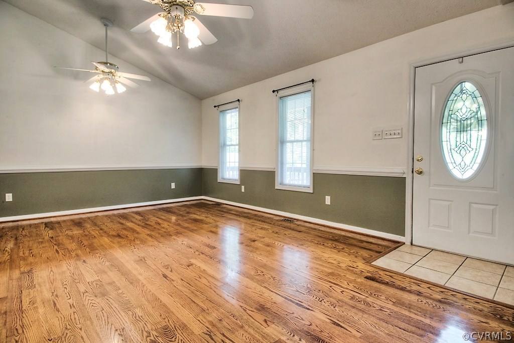 19493 Courtney Road Hanover, VA 23069 - Photo 8 of 30 Living Room with gorgeous hardwoods, vaulted ceili