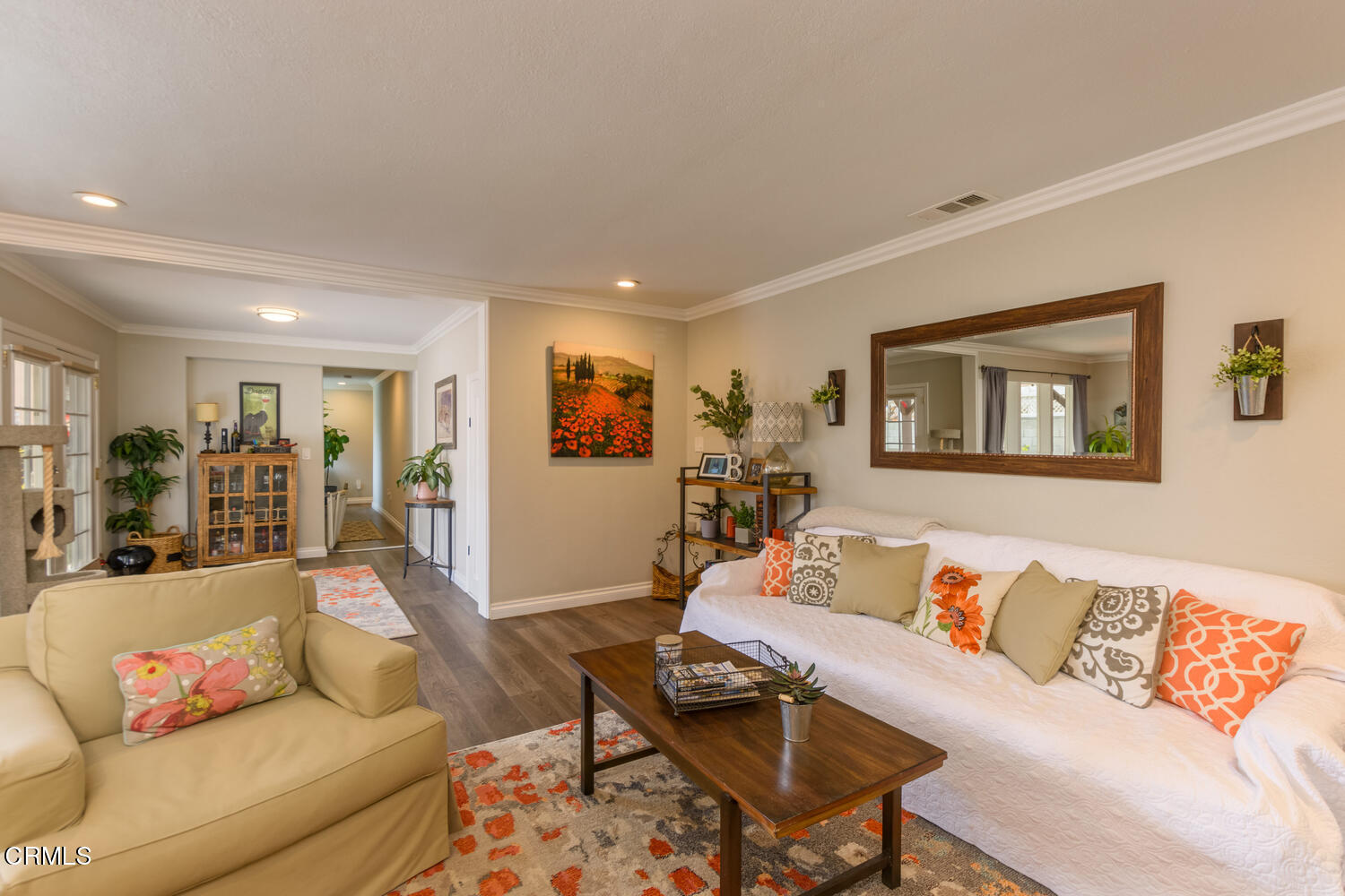 612 West Roderick Avenue Oxnard, CA 93030 - Photo 12 of 26 a living room with furniture and wooden floor