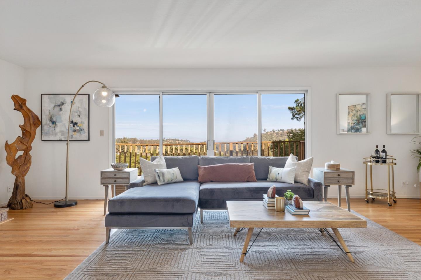2203 Ewell Road Belmont, CA 94002 - Photo 17 of 50 a living room with furniture and a table