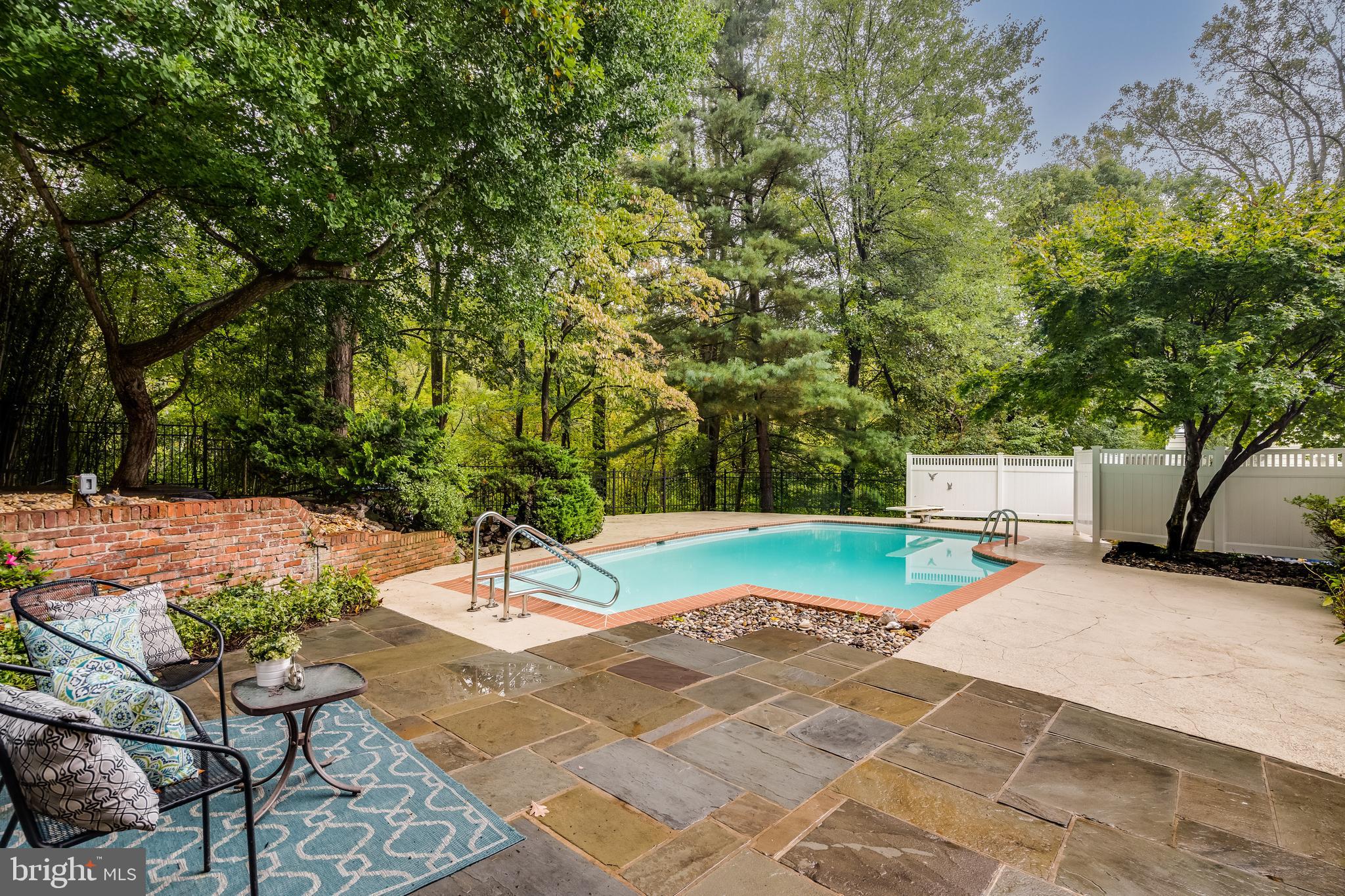 10233 Seven Locks Road Potomac, MD 20854 - Photo 24 of 33 Flagstone Patio - GRASS AREA not shown