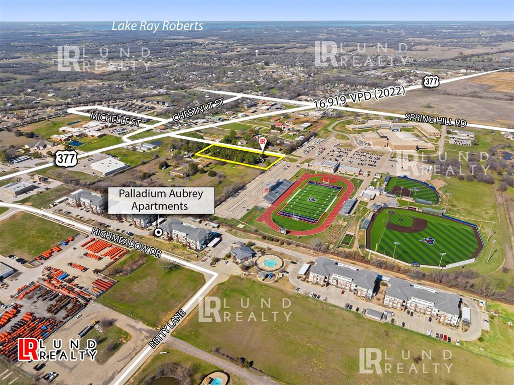 .652-ac Pine Ridge Street Aubrey, TX 76227 - Photo 13 of 14 an aerial view of a city