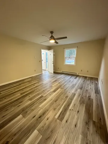 wooden floor in an empty room