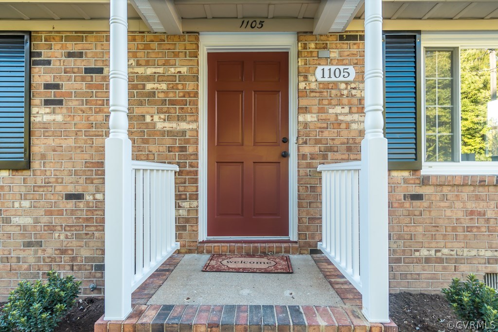 1105 Enon Church Road Chester, VA 23836 - Photo 14 of 34 a view of front door of house with front door