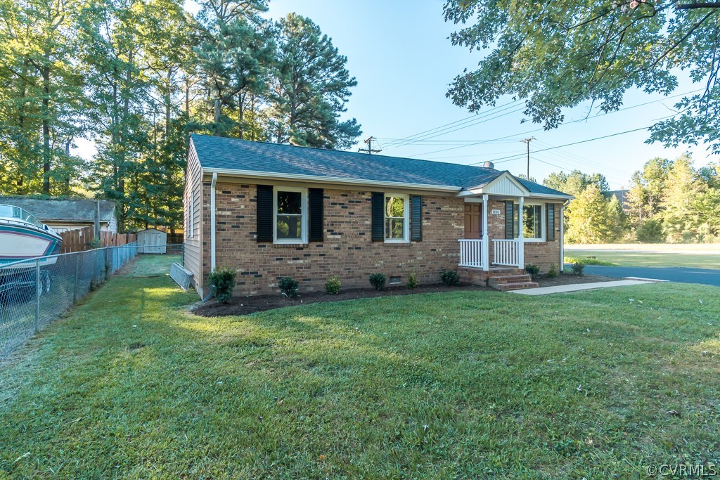 1105 Enon Church Road Chester, VA 23836 - Photo 2 of 34 a view of a house with a yard