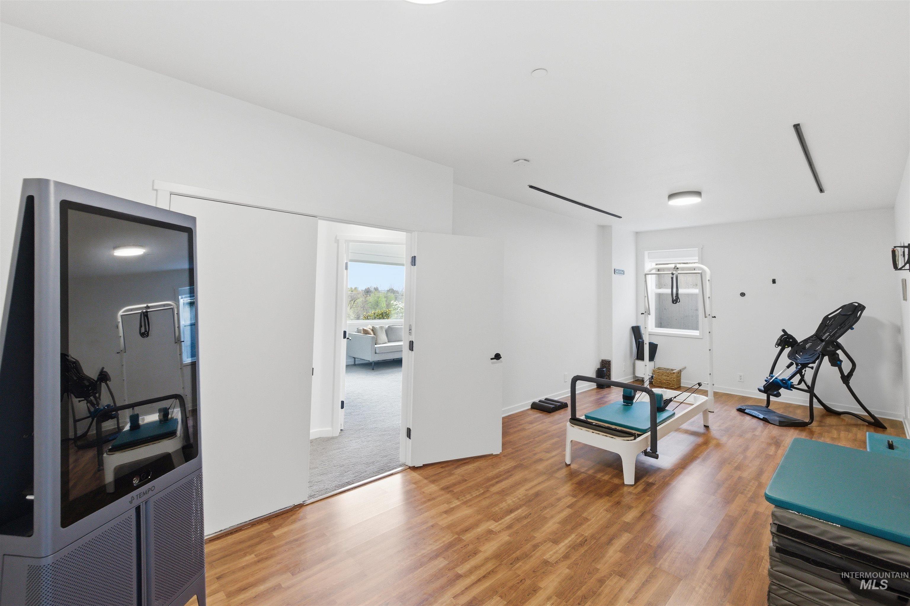 4275 36th Street Boise, ID 83703 - Photo 34 of 50 Exercise room with light wood finished floors