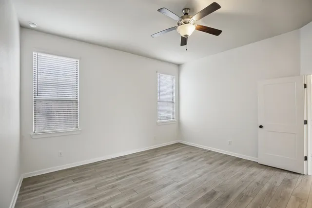 wooden floor in an empty room