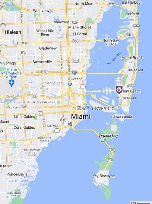 1401 Bay Road, Unit 410 Miami Beach, FL 33139 - Photo 31 of 33 Map Location