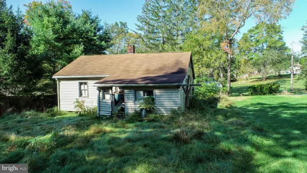 a aerial view of a house