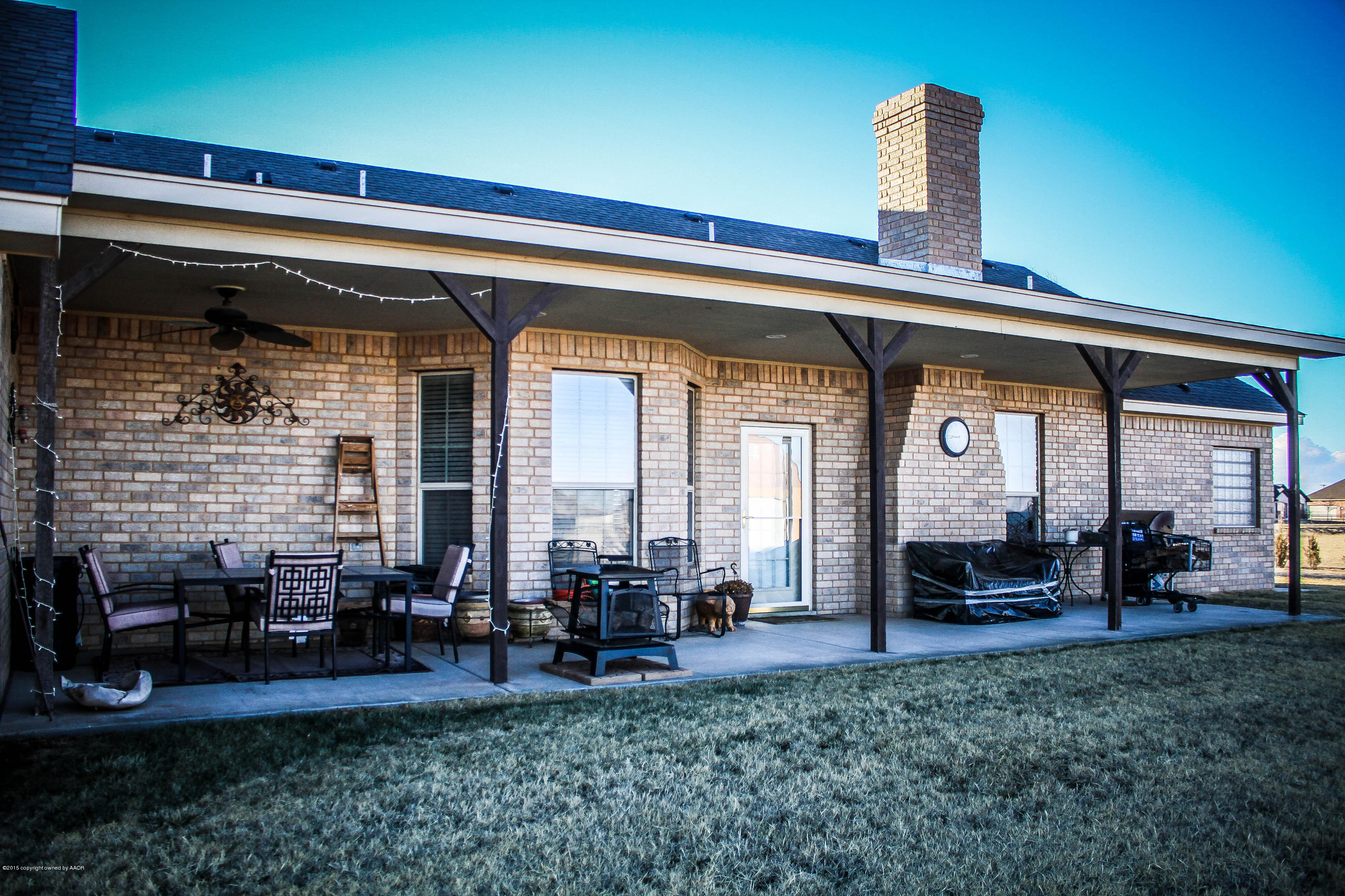 16551 Dove Prairie Road Canyon, TX 79015 - Photo 23 of 25 Back side with patio