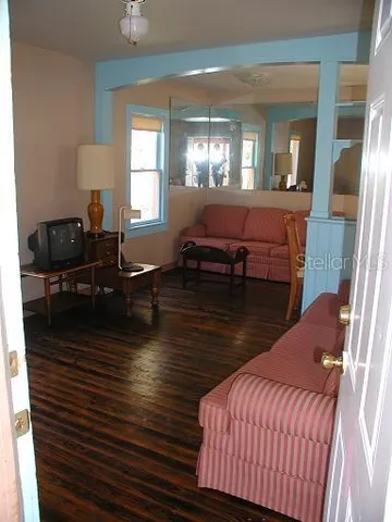 a view of a garden from a window