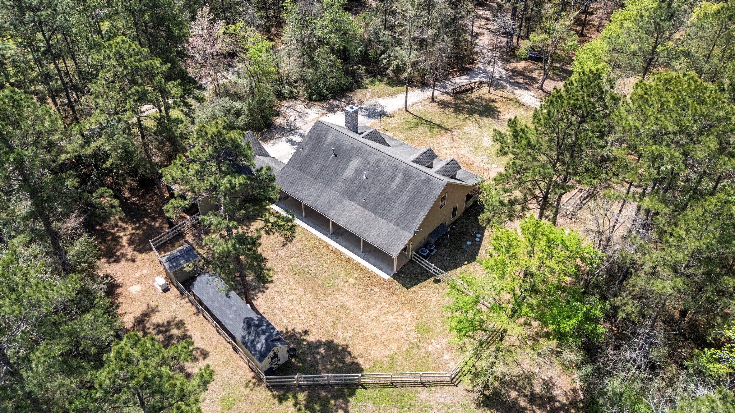 12062 Ike White Road Conroe, TX 77303 - Photo 36 of 37 Aerial photo.