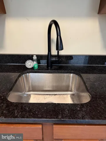 a close view of sink and tap