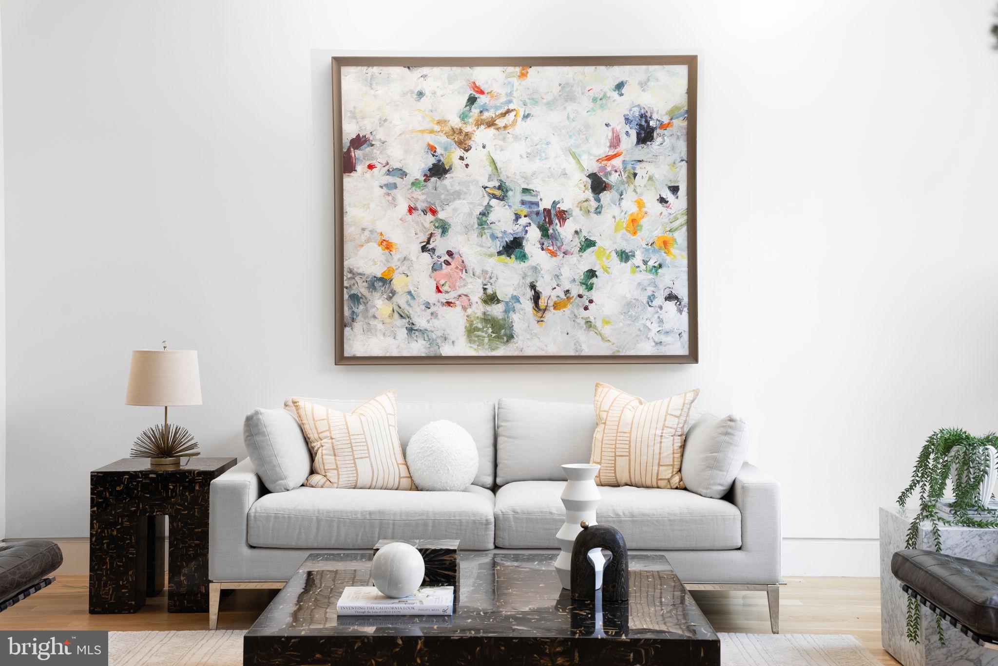 3623 R Street Northwest Washington, DC 20007 - Photo 11 of 87 a living room with furniture and a painting on the wall