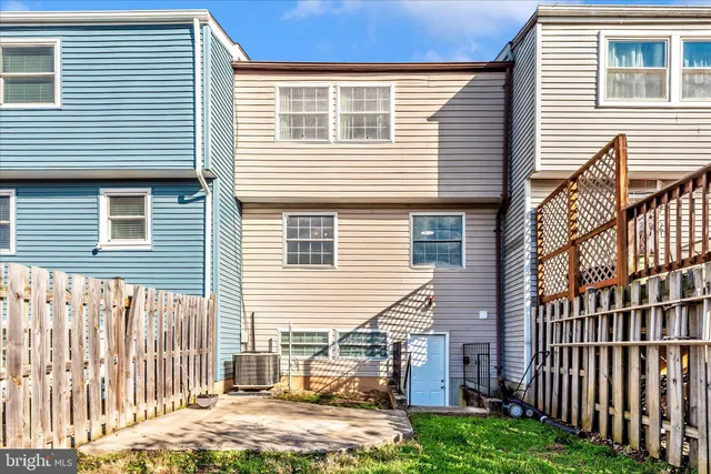 a view of backyard with deck