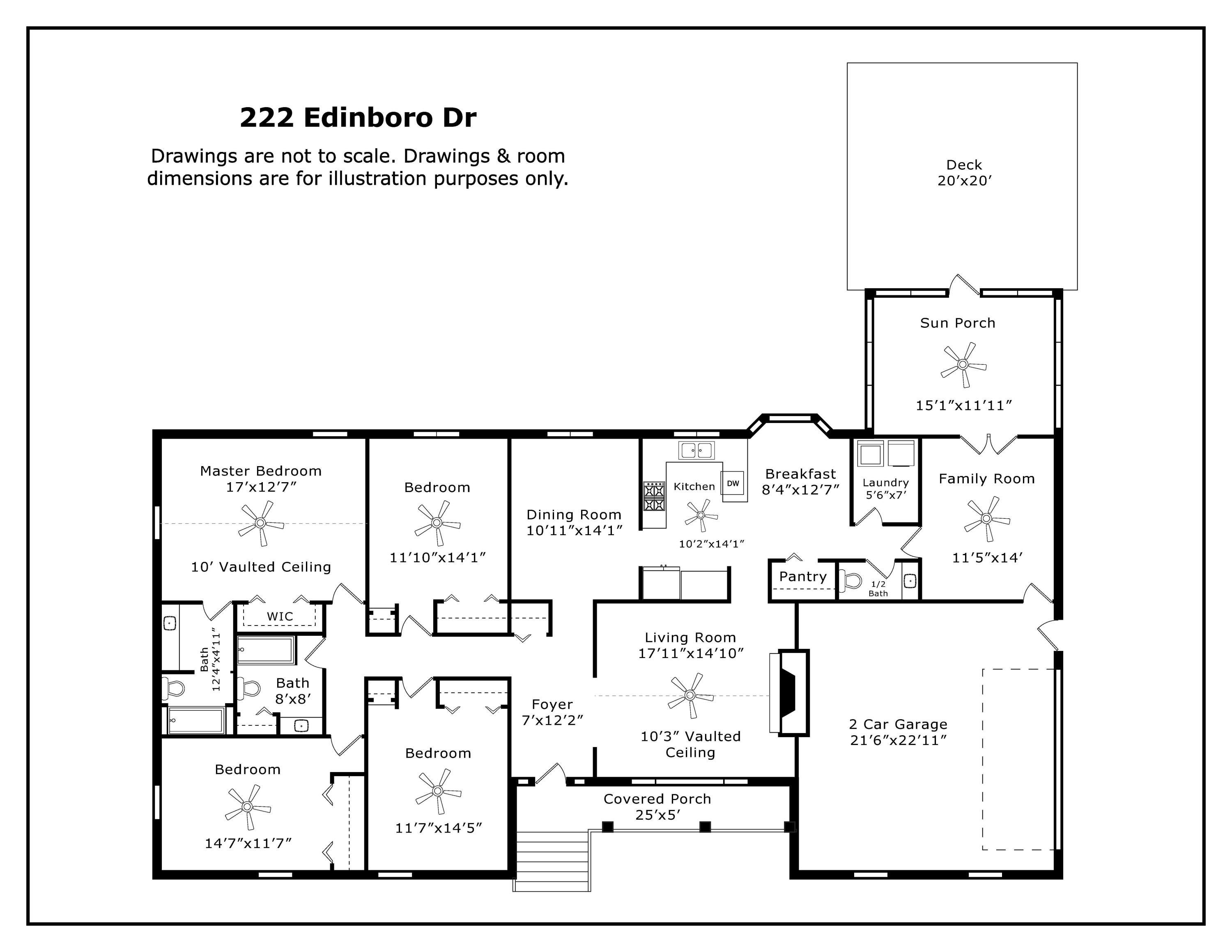 531 Dresler Road Rincon, GA 31326 - Photo 59 of 59 Floor Plan_222 Edinboro Dr
