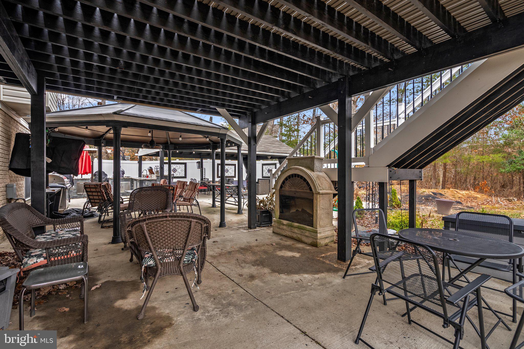 17510 Madrillon Way Accokeek, MD 20607 - Photo 26 of 40 Rear patio oasis