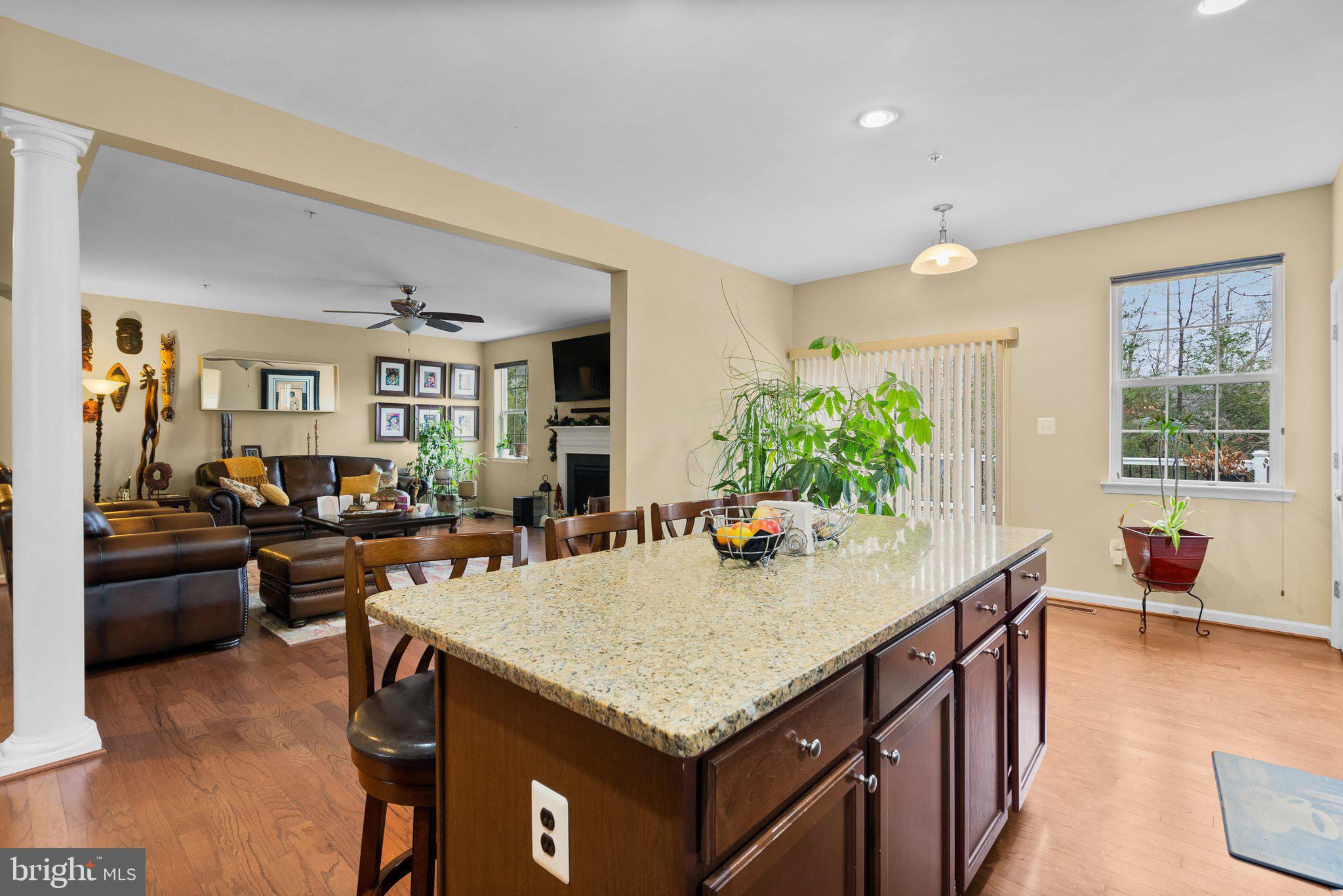 17510 Madrillon Way Accokeek, MD 20607 - Photo 6 of 40 Large eat-in kitchen that opens to TREX deck