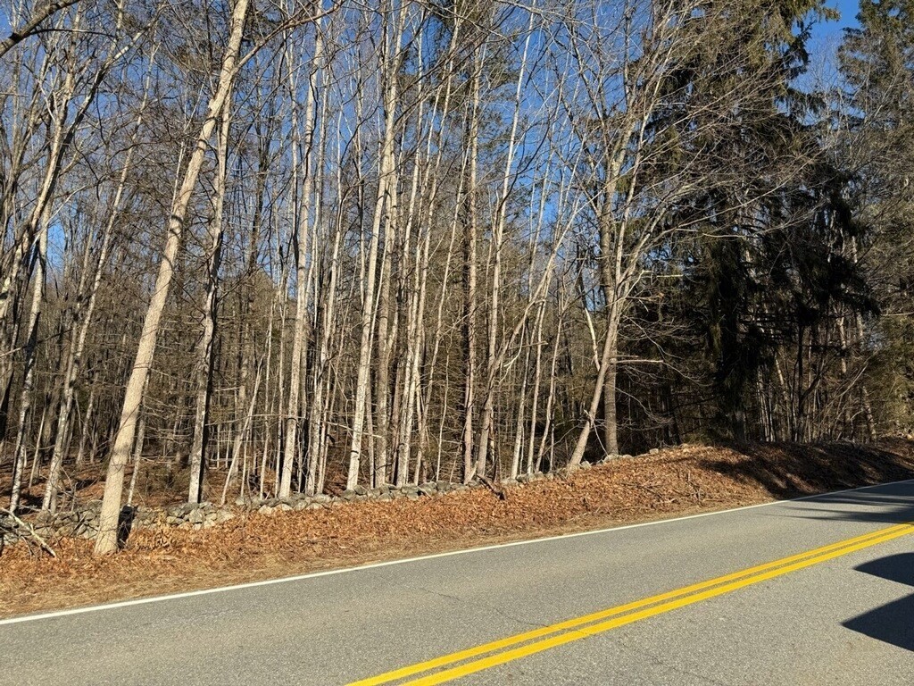 Lot 0 North Brookfield Road Oakham, MA 01068 - Photo 3 of 4 a view of a backyard with white house