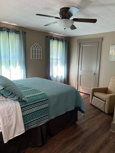 104 Bish Road Butler, PA 16002 - Photo 13 of 20 a bedroom with a bed and a chandelier