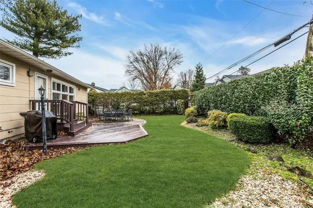 a view of outdoor space yard deck patio and green space