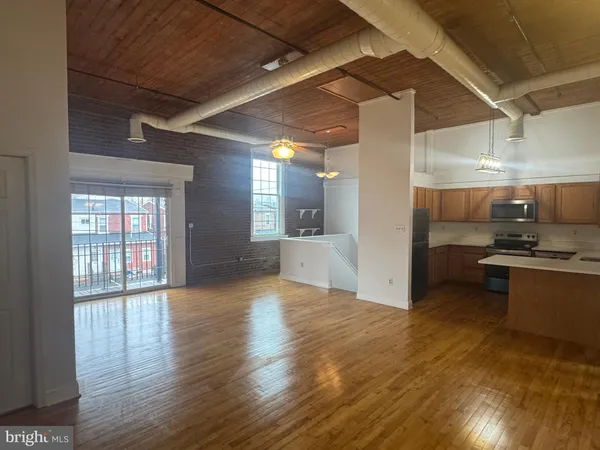 a view of wooden floor